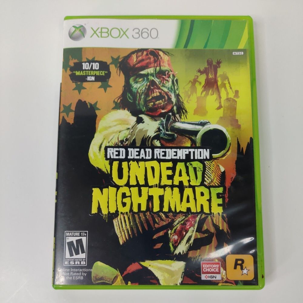 Red Dead Redemption: Undead Nightmare (Microsoft Xbox 360, 2010) COMPLETE W Map